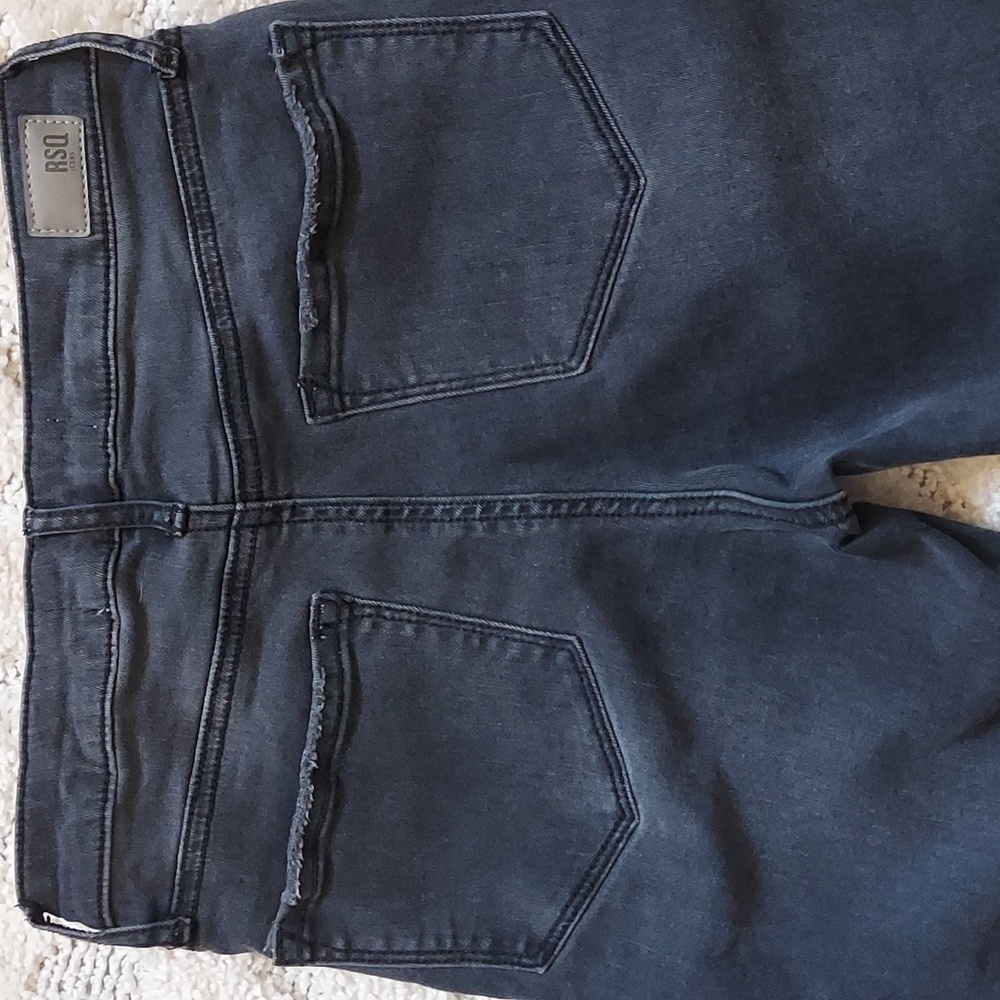 RSQ (Tilly's) Manhatten High Rise Skinny black washed jeans. Size 1 - Picture 10 of 13